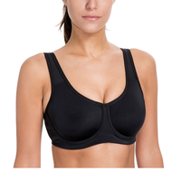 Soutien-gorge de sport Yoga Fitness Course à pied Gym Grande taille Léger Anti-bactérien Sans couture Coton biologique Respirant Écologique