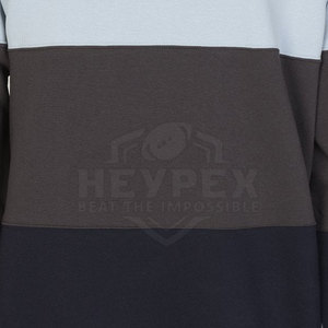 Vente en gros de sweats en coton pour hommes sweat-shirt à col ras du cou et à manches longues broderie personnalisée sweat-shirt d'hiver à motif uni pour hommes - Product Image 6