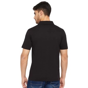 Polo clásico de manga corta para hombre, tapeta con botones, ribete acanalado, tejido suave transpirable, versátil, duradero, informal, de verano - Product Image 4