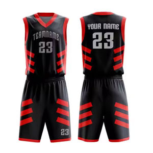 Los uniformes de baloncesto de tamaño XL más vendidos, colores personalizados, secado rápido, transpirable, diseño atractivo, Impresión de logotipo personalizado para el verano - Product Image 5