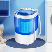 Lave-linge/sécheuse portable mini 4,5 kg à chargement par le haut pour vêtements et chaussures, usage domestique et hôtelier