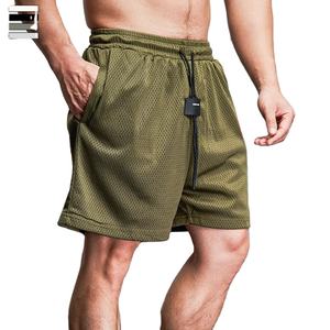 Men's American Sports Basketball Cargo Shorts Summer Loose Fitness Running Mesh Comfortable Breathable High Waist <b>Drawstring</b> - Product Image 2