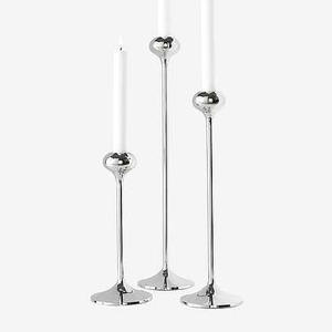 Porte-bougie de Noël en métal pour la décoration de la maison, finition antique élégante, taille et couleur personnalisables - Product Image 1