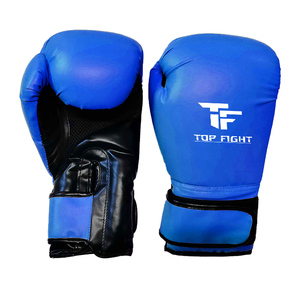 Gants de boxe sur mesure en cuir PU durable, imperméables en PVC, séchage rapide, doigts entièrement couverts, sangle de poignet réglable avec crochet - Product Image 1