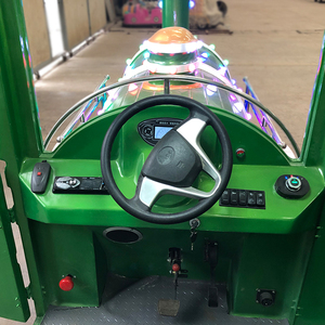 Nouvelle entreprise rentable coloré de haute qualité <span class=keywords><strong>parc</strong></span> d'attractions, mini train <span class=keywords><strong>vert</strong></span> touristique sans piste à vendre - Product Image 4