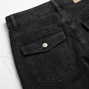 Pantalones Vaqueros Casuales de Cintura Plana para Mujer, Invierno, Alta Calidad, 100% Algodón, Resistentes al Viento, Transpirables, Venta al por Mayor, Personalizados, Nuevos - Product Image 5