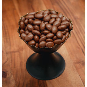 Cuenco de chocolate con acabado plateado antiguo, cuenco para servir dulces de Chocolate de Metal de aluminio, perfecto para platos de postre y catering - Product Image 3