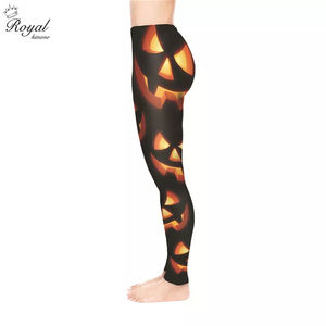 Leggings de yoga avec logo personnalisé imprimé pour femmes, pantalons de yoga taille haute sans couture, fitness, course à pied, pantalons de sport, leggins pour filles - Product Image 4