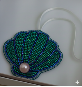 Abalorios Elegantes para Bolsos con Bordado de Cerezas y Cuentas, Estilo de Dibujos Animados, Técnica de Tejido, Cuentas de Semillas de Moda para Mochilas, Accesorio de Moda - Product Image 3