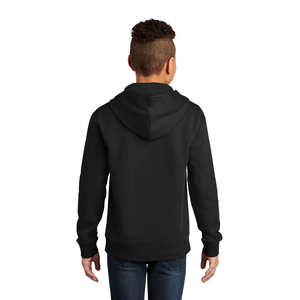 Sudadera con capucha de lana cepillada suave unisex para niños, sudadera clásica informal de otoño bordada para niños o niñas - Product Image 5