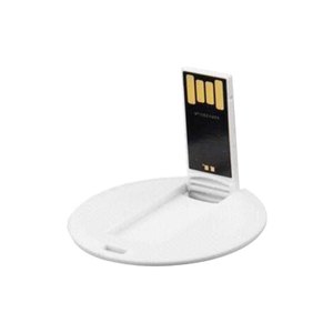 ABS vật liệu nhựa khuyến mãi GIF OEM in logo 4 <span class=keywords><strong>GB</strong></span> 8GB 16GB 32GB 64 <span class=keywords><strong>GB</strong></span> 128GB mỏng Vòng đồng xu CD hình dạng ổ đĩa flash USB - Product Image 1