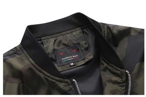 แจ็คเก็ตบอมเบอร์ลายพรางสำหรับผู้ชายแจ็คเก็ตบอมเบอร์สไตล์ใหม่ - Product Image 6