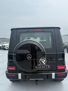 Kit Spoiler Anteriore e Posteriore con Minigonne Laterali per Nuova Mercedes-Benz Classe G SUV 2019 Nera - Product Image 6