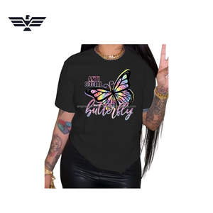 เสื้อยืดผ้าฝ้าย 100% สำหรับผู้หญิง |   เสื้อยืดลำลองคอกลมแขนสั้นสีตามสั่ง |   แฟชั่นสตรีทแวร์แบบแอนตี้โซเชียล - Product Image 5