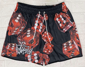 Short de bain écologique avec logo personnalisé avec poche arrière brodée Impression numérique par sublimation à motif uni Marque propre - Product Image 1