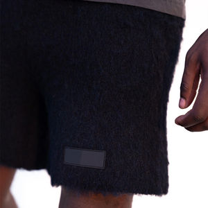 Venta al por mayor de pantalones cortos de mohair para gimnasio fitness de algodón 100% de peso pesado de secado rápido de verano playa pantalones cortos de mohair para correr sublimación - Product Image 5