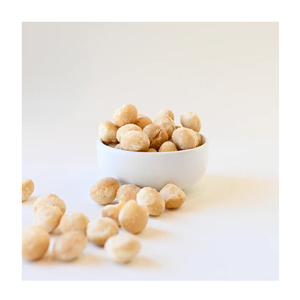 Nueces de Macadamia saladas crujientes orgánicas para bocadillos o uso de alimentos secos - Product Image 4