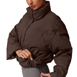 Winter High Neck Warm Leisure Coats Men jacket Thick Ladies Crop Winter Coats Waterproof Women's Down Coats - Product Image 3