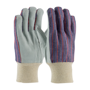 Gants de travail de haute qualité en cuir de vache véritable de qualité AB pour hommes, en cuir de vache fendu, pour la sécurité, le travail du bois, la construction, la conduite - Product Image 1