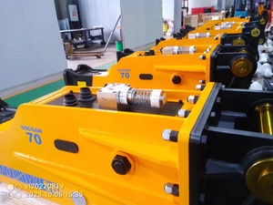 Interruptor hidráulico soosan SB 70 tipo caja con sistema de grasa automático adecuado para excavadoras con 16-21 toneladas para demoliciones - Product Image 5