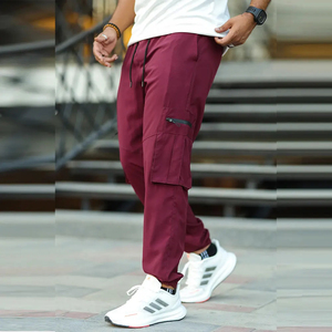 2025กางเกงวิ่งแบบมีเชือกรูดสำหรับผู้ชายกางเกงวิ่งออกกำลังกายผ้ารัดรูปผ้ายืดสำหรับเล่นกีฬา - Product Image 4