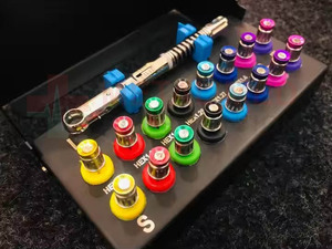 ชุดปลูกถ่ายกระดูกสำหรับการผ่าตัดฝังฟันเครื่องมือผ่าตัดทางทันตกรรมแบบสมบูรณ์ทำจากโลหะทางการแพทย์ - Product Image 3