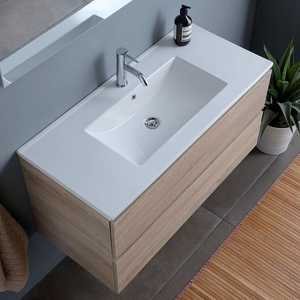 Ensemble de meuble-lavabo et de tiroirs pour salle de bain Belize Oak 120CM - Product Image 5