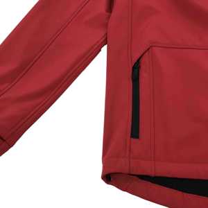 Veste Softshell pour hommes OEM à bas prix en rouge nouveau style coupe-vent imperméable pour les activités de plein air 2025 coupe ajustée - Product Image 5