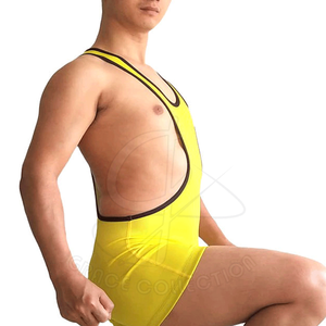 Durable Comfortable Professional Weightlifting Uniforms Customize Design Wrestling <b>Singlets</b> <b>for</b> <b>Men</b> Breathable Anti-Pilling - Product Image 4