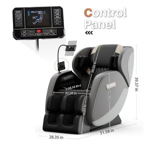 Silla de Masajes Confortable con Detección de Salud, Sistema de Doble Núcleo, Riel Flexible, Programas de Grado Superior, Controles por Aplicación y Control por Voz - Product Image 2