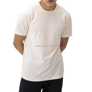 Nueva camiseta de algodón polar para hombre, corte holgado, con estampado de serigrafía personalizado y logo digital, para deportes al aire libre, modelo 2026 - Product Image 3