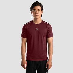 เสื้อยืดแขนสั้น 21 Tee Maroon by Gain ทรงปกติ - Product Image 1