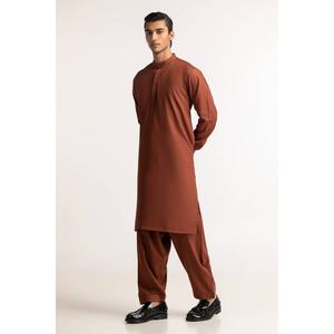 เสื้อเดรสผ้าป๊อปลินสำหรับ SK-PSD24-006ชุดสูทผ้าย้อมสีพื้นสำหรับเป็นสนิม - Product Image 4