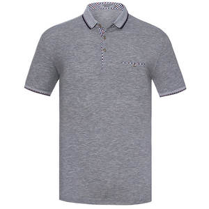 Polo à manches courtes en maille de coton pour homme, haut de gamme, bon marché, vente en gros, OEM - Product Image 3