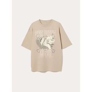 T-shirt graphique sérigraphié 100% coton style corps court tissu organique respirant pré-rétréci Jersey 180 grammes T-SHIRT pour hommes - Product Image 2