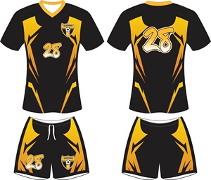 Camisetas de Fútbol Personalizadas de Alta Calidad, Cuello Redondo Elástico, Ropa de Fútbol para Hombre, Impresión Digital, 100% Poliéster, Pantalones Cortos Sólidos - Product Image 4