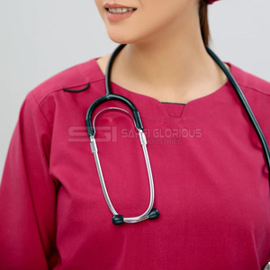 ชุดยูนิฟอร์มแพทย์แบบสั่งทำปี 2025 ชุดสครับพยาบาลระดับไฮเอนด์ ชุดสครับฤดูร้อนสำหรับโรงพยาบาล ผลิตจากผ้าสแปนเด็กซ์สำหรับแพทย์ - Product Image 2