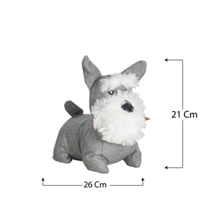 1.2kg Grey Dog <b>Door</b> <b>Stop</b> Burglar-Proof Decorative <b>Fabric</b> for Home - Product Image 2