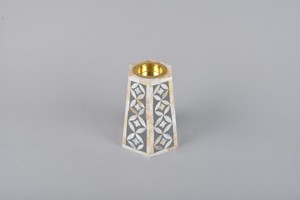 ของตกแต่งงานฝีมือลายดอกไม้รูปทรงกรวยสีเทาประดับมุกหรูหรา สำหรับตลาดตะวันออกกลาง - Product Image 4