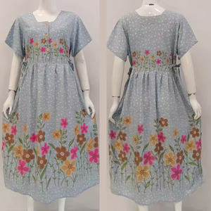 CHRYSANTA 100% rayón Casual evento vestido de talla grande mujer cómoda Elegante ropa de dormir cintura elástica pantalones cortos suaves para el verano - Product Image 2