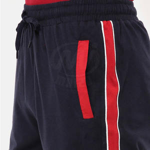 กางเกงขาสั้นผู้ชายมาใหม่ขายดีผ้าฝ้าย100% แห้งเร็วลำลองสีพื้นเอวยางยืดระดับกลางคุณภาพสูง - Product Image 6