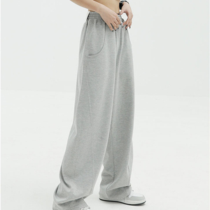 Pantalones de chándal de gran tamaño para mujer, ropa de calle, pantalones de chándal holgados de cintura alta de verano, pantalones para correr a la moda - Product Image 4