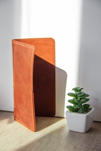 Clip de factura funcional con logotipo grabado personalizado, libro de servicio personalizado, exquisito soporte de verificación de cuero de alta calidad, LBH-0007 - Product Image 4