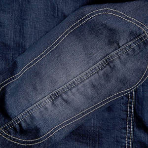 Vestes en jean solides à lavage moyen pour hommes de qualité supérieure Le service OEM et ODM est fourni - Product Image 3