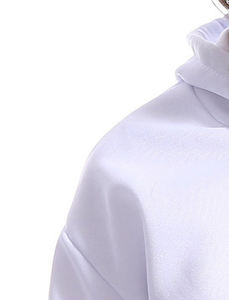 2025 nueva llegada logotipo personalizado bordado 100% algodón orgánico cremallera Sudadera con capucha para mujeres transpirable Puff impresión otoño con capucha DIY - Product Image 3