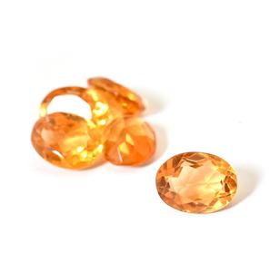พลอยควอตซ์ทรงวงรีตัดจากแร่ซิทรินธรรมชาติสำหรับทำเครื่องประดับหินทรงหลวม - Product Image 2