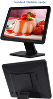 Escritorio plegable 19 pulgadas 5:4 TN IPS panel VGA USB montaje en pared Linu Win POS Monitor táctil capacitivo