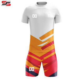 ชุดฟุตบอลผู้ชายชุดยูนิฟอร์มฟุตบอลผ้าโพลีเอสเตอร์100% ชุดกีฬา - Product Image 3