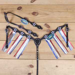 Ensemble de harnais de cheval western de qualité supérieure, logo personnalisé, tête de cheval en cuir, collier de poitrail pour l'équitation, service OEM bienvenu - Product Image 1