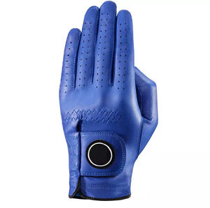 Gants de golf en peau de mouton pour hommes, gants de golf avec logo personnalisé OEM, gants de golf en cuir de qualité supérieure, pour service OEM unisexe, vente en gros - Product Image 1